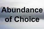 Abundance of Choice